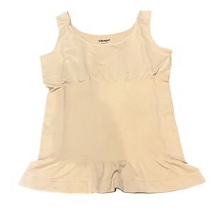New‎ Studio 1886 Women's Shaper Beige Tank Top, X-large